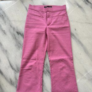 Zara Pink Petite Pants Size XS